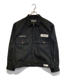 NEIGHBORHOOD（ネイバーフッド）の古着「ZIP WORK JACKET-2」｜ブラック