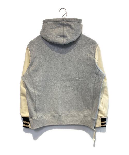 SUPREME（シュプリーム）SUPREME (シュプリーム) COMME des GARCONS JUNYA WATANABE MAN (コムデギャルソンジュンヤワタナベマン) Box Logo Hoodie Customize グレー サイズ:Mの古着・服飾アイテム