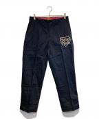HUMAN MADEヒューマンメイド）の古着「ハート 刺繍CHINO PANTS」｜ネイビー