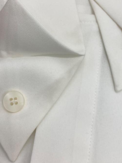 HOMME PLISSE ISSEY MIYAKE（オム プリッセ イッセイ ミヤケ）HOMME PLISSE ISSEY MIYAKE (オム プリッセ イッセイ ミヤケ) BOW-TIE PRESS SHIRT ホワイト サイズ:2の古着・服飾アイテム
