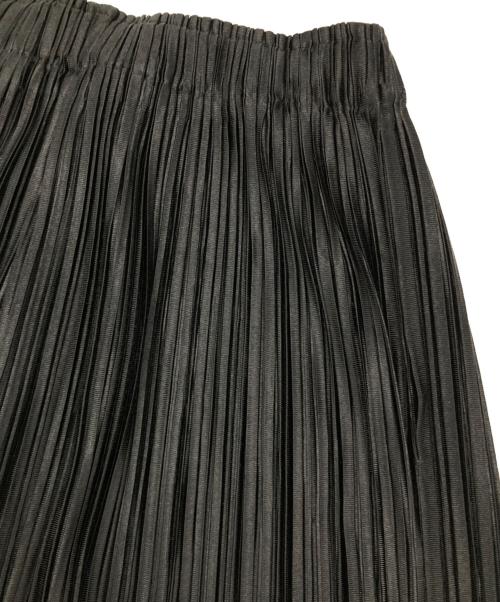 PLEATS PLEASE（プリーツプリーズ）PLEATS PLEASE (プリーツプリーズ) プリーツワイドパンツ ブラック サイズ:3の古着・服飾アイテム