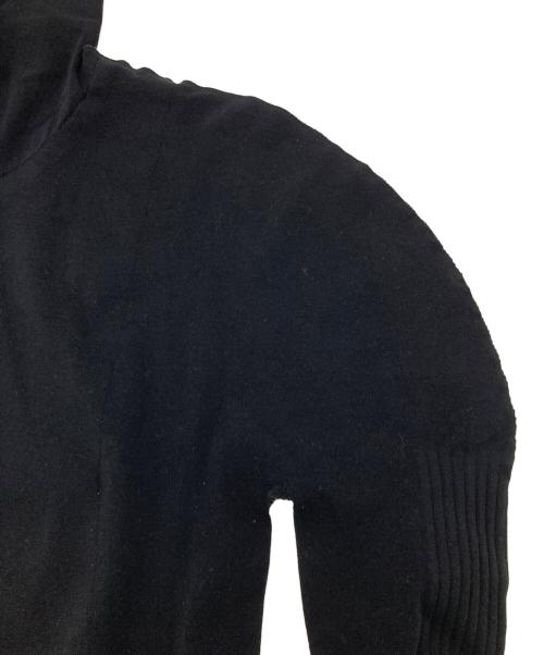 PLEATS PLEASE（プリーツプリーズ）PLEATS PLEASE (プリーツプリーズ) ハイネックプリーツカットソー ブラック サイズ:3の古着・服飾アイテム