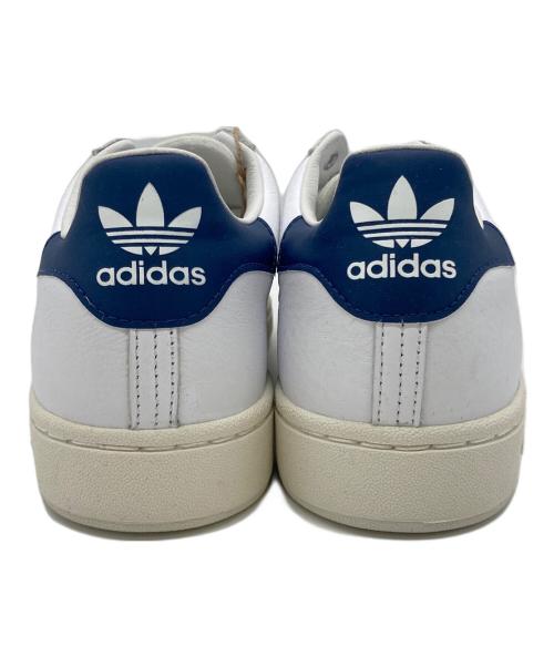 adidas（アディダス）adidas (アディダス) Sneakersnstuff (スニーカーズンスタッフ) HRLM ホワイト×ブルー サイズ:US9 1/2の古着・服飾アイテム