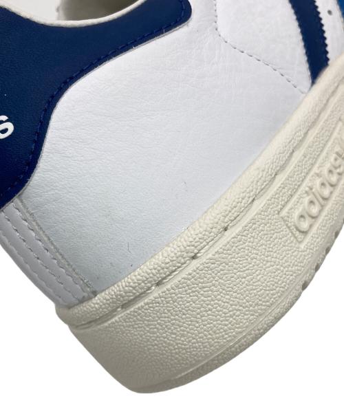 adidas（アディダス）adidas (アディダス) Sneakersnstuff (スニーカーズンスタッフ) HRLM ホワイト×ブルー サイズ:US9 1/2の古着・服飾アイテム