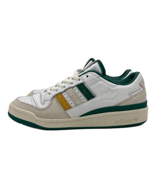 adidas（アディダス）adidas (アディダス) end. (エンド) Forum Varsity Forum Low ホワイト×オレンジ サイズ:US9 1/2の古着・服飾アイテム