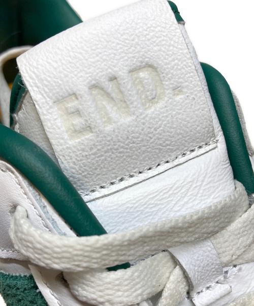 adidas（アディダス）adidas (アディダス) end. (エンド) Forum Varsity Forum Low ホワイト×オレンジ サイズ:US9 1/2の古着・服飾アイテム
