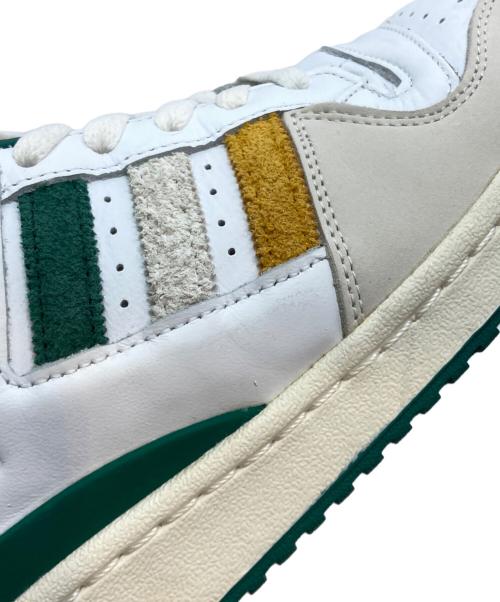 adidas（アディダス）adidas (アディダス) end. (エンド) Forum Varsity Forum Low ホワイト×オレンジ サイズ:US9 1/2の古着・服飾アイテム