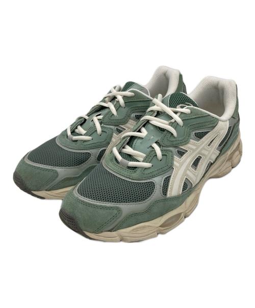asics（アシックス）asics (アシックス) GEL-NYC グリーン×ホワイト サイズ:US11の古着・服飾アイテム