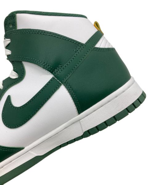 NIKE（ナイキ）NIKE (ナイキ) DUNK HIGH RETRO ホワイト×グリーン サイズ:US10.5の古着・服飾アイテム