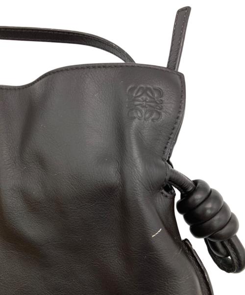 LOEWE（ロエベ）LOEWE (ロエベ) フラメンコクラッチミディアム ダークブラウンの古着・服飾アイテム