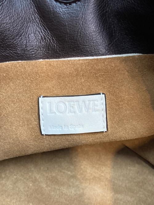 LOEWE（ロエベ）LOEWE (ロエベ) フラメンコクラッチミディアム ダークブラウンの古着・服飾アイテム