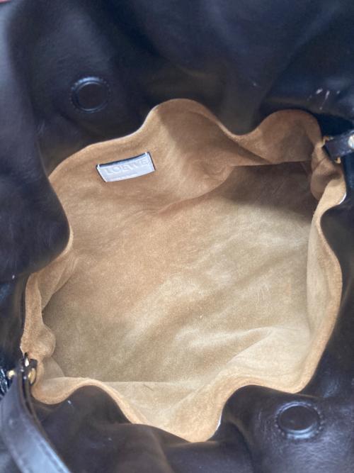 LOEWE（ロエベ）LOEWE (ロエベ) フラメンコクラッチミディアム ダークブラウンの古着・服飾アイテム