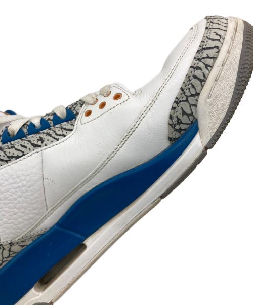 NIKE（ナイキ）NIKE (ナイキ) AIR JORDAN 3 RETRO ホワイト×ブルー サイズ:US10.5の古着・服飾アイテム