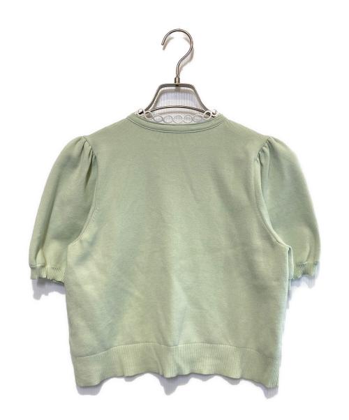 CELFORD（セルフォード）CELFORD (セルフォード) ビブヨークレースカーディガン グリーン サイズ:Freeの古着・服飾アイテム