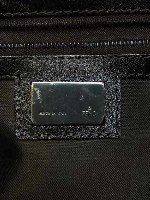 FENDI（フェンディ）FENDI (フェンディ) ズッキーノホリゾンタルトート ブラウン×ベージュの古着・服飾アイテム