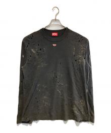 DIESEL（ディーゼル）の古着「T-CRANE-LS-N2カットソー」｜グレー
