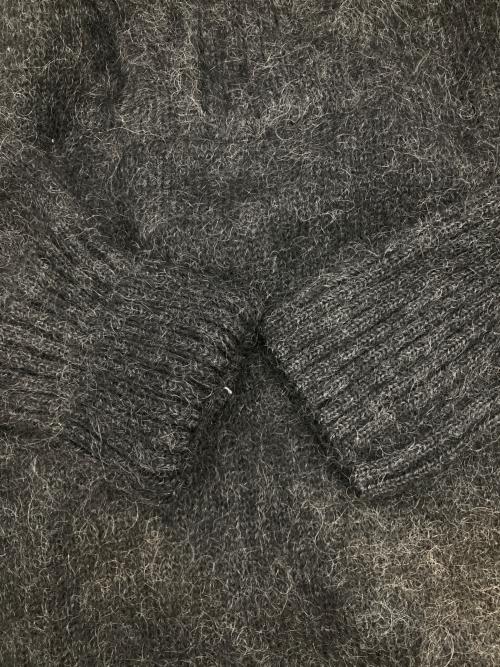 SUBLATIONS（サブレーションズ）SUBLATIONS (サブレーションズ) MOHAIR DOUBLE HIGH NECK P/O KNIT ブラック サイズ:2の古着・服飾アイテム