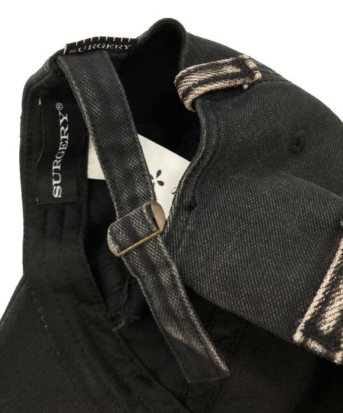 SURGERY（サージェリー）SURGERY (サージェリー) rebuild belt ring cap ブラックインディゴの古着・服飾アイテム
