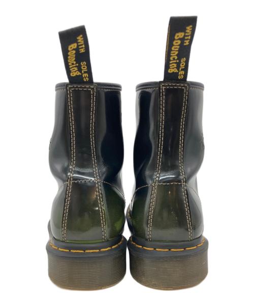 Dr.Martens（ドクターマーチン）Dr.Martens (ドクターマーチン) THE CLASH (ザクラッシュ) 1460 THE CLASH ブラック×グリーン サイズ:UK7の古着・服飾アイテム