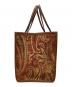 A VACATION (ア ヴァケーション) CLUB BAG ORANGE PAISLEY ブラウン：25000円