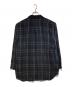 tricot COMME des GARCONS (トリココムデギャルソン) オープンカラーチェックロングシャツ ブラック×ネイビー サイズ:Free：18000円