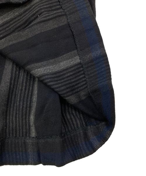 tricot COMME des GARCONS（トリココムデギャルソン）tricot COMME des GARCONS (トリココムデギャルソン) レーヨンプリーツチェックスカート ブラック×ネイビー サイズ:Freeの古着・服飾アイテム