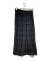 tricot COMME des GARCONS (トリココムデギャルソン) レーヨンプリーツチェックスカート ブラック×ネイビー サイズ:Free：15000円