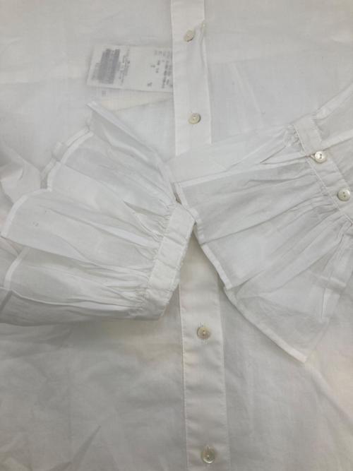 JOURNAL STANDARD（ジャーナルスタンダード）JOURNAL STANDARD (ジャーナルスタンダード) フリルカフブラウス ホワイト サイズ:Free 未使用品の古着・服飾アイテム
