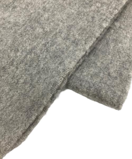 JOHNSTONS OF ELGIN（ジョンストンズ オブ エルガン）JOHNSTONS OF ELGIN (ジョンストンズ オブ エルガン) カシミヤフリンジストール グレーの古着・服飾アイテム