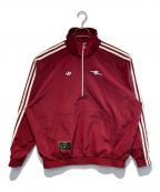 adidasアディダス）の古着「アーセナルテラスアイコン ハーフジップ ジャケット」｜ボルドー