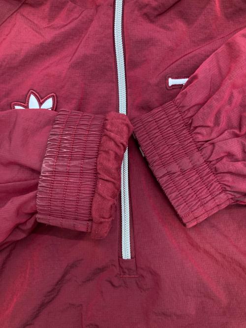 adidas（アディダス）adidas (アディダス) アーセナルテラスアイコン ハーフジップ ジャケット ボルドー サイズ:Mの古着・服飾アイテム