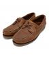 Timberland（ティンバーランド）の古着「クラシックレザーボートシューズ」｜ブラウン