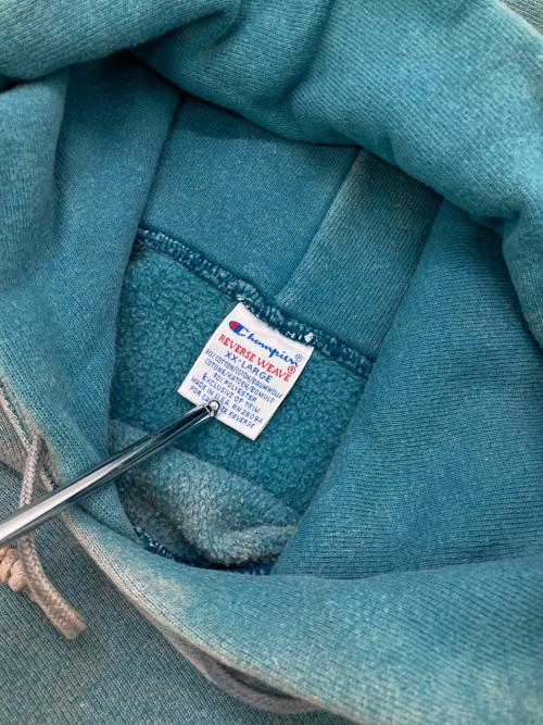 Champion REVERSE WEAVE（チャンピオン リバース ウィーブ）Champion REVERSE WEAVE (チャンピオン リバース ウィーブ) ［古着］リバースウィーブプルオーバーパーカー ブルー サイズ:XXLの古着・服飾アイテム