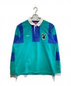 SUPREMEシュプリーム）の古着「Supreme Playboy Rugby」｜グリーン×ブルー