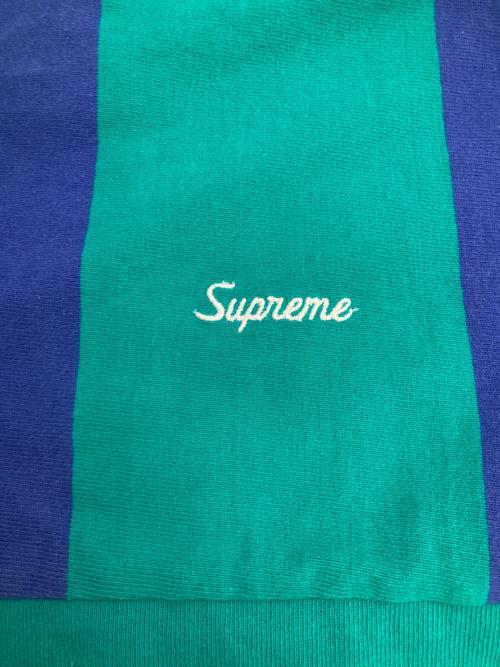 SUPREME（シュプリーム）SUPREME (シュプリーム) Supreme Playboy Rugby グリーン×ブルー サイズ:XLの古着・服飾アイテム