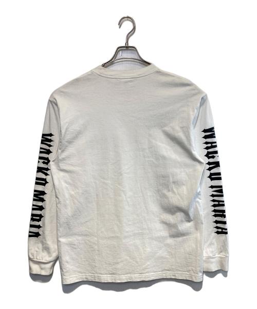 WACKO MARIA（ワコマリア）WACKO MARIA (ワコマリア) WASHED HEAVY WEIGHT LONG SLEEVE T-SHIRT ホワイト サイズ:Ｓの古着・服飾アイテム