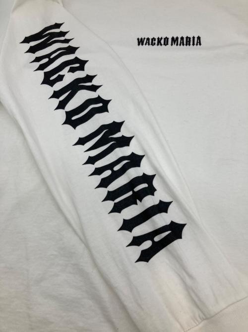 WACKO MARIA（ワコマリア）WACKO MARIA (ワコマリア) WASHED HEAVY WEIGHT LONG SLEEVE T-SHIRT ホワイト サイズ:Ｓの古着・服飾アイテム