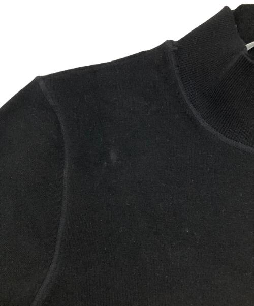 ALEXANDER WANG（アレキサンダー・ワン）ALEXANDER WANG (アレキサンダー・ワン) ロゴショートスリーブニットドレス ワンピース ブラック サイズ:Sの古着・服飾アイテム