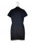 ALEXANDER WANG (アレキサンダー・ワン) ロゴショートスリーブニットドレス ワンピース ブラック サイズ:S：15000円