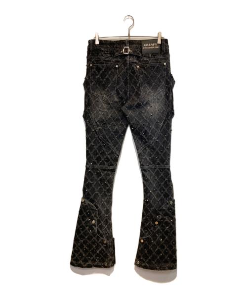 GUAPI PREMIUM（グアピ）GUAPI PREMIUM (グアピ) COFFIN ARC WAXED DENIM ブラック サイズ:32 未使用品の古着・服飾アイテム
