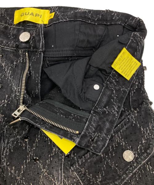 GUAPI PREMIUM（グアピ）GUAPI PREMIUM (グアピ) COFFIN ARC WAXED DENIM ブラック サイズ:32 未使用品の古着・服飾アイテム