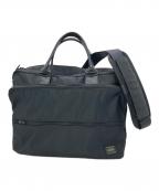 PORTERポーター）の古着「TIME 2WAY BRIEFCASE」｜ブラック