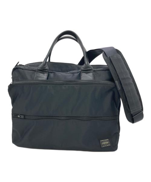 PORTER（ポーター）PORTER (ポーター) TIME 2WAY BRIEFCASE ブラックの古着・服飾アイテム