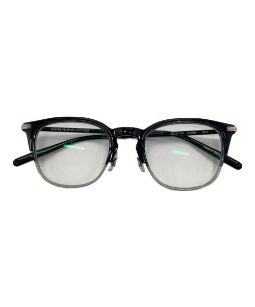 OLIVER PEOPLES（オリバーピープルズ）OLIVER PEOPLES (オリバーピープルズ) 眼鏡 ブラック サイズ:48☐21-145の古着・服飾アイテム