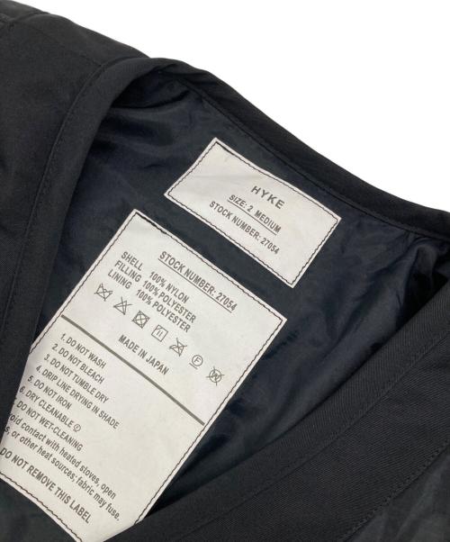 HYKE（ハイク）HYKE (ハイク) QUILTING COAT ブラック サイズ:Mの古着・服飾アイテム