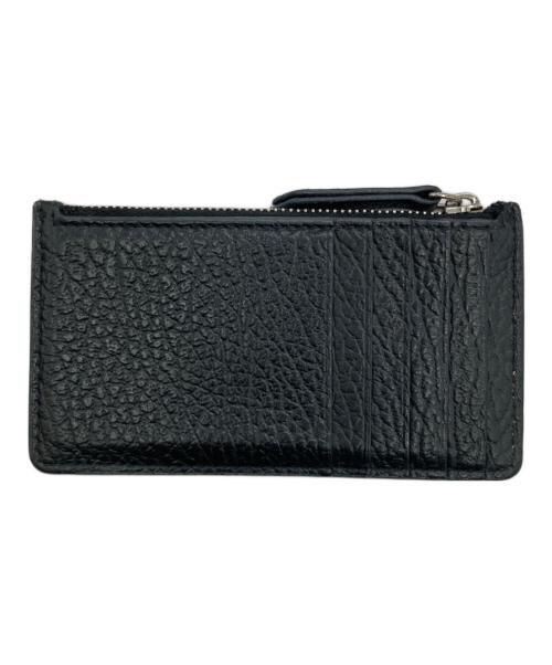 Maison Margiela（メゾンマルジェラ）Maison Margiela (メゾンマルジェラ) 4ステッチジップカードホルダーウォレット ブラックの古着・服飾アイテム