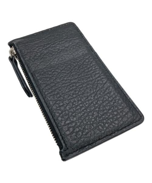 Maison Margiela（メゾンマルジェラ）Maison Margiela (メゾンマルジェラ) 4ステッチジップカードホルダーウォレット ブラックの古着・服飾アイテム