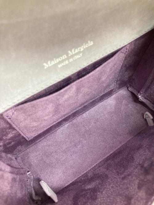 Maison Margiela（メゾンマルジェラ）Maison Margiela (メゾンマルジェラ) SNATCHED CLASSIQUE SMALL パープルの古着・服飾アイテム