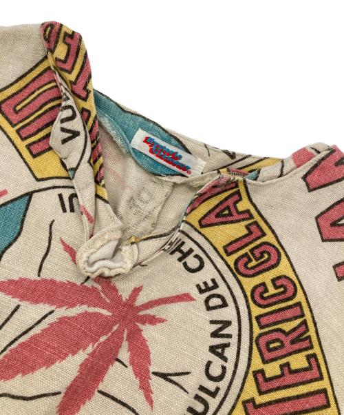 Hysteric Glamour（ヒステリックグラマー）Hysteric Glamour (ヒステリックグラマー) パナマ総柄リネンワンピース ベージュ サイズ:Freeの古着・服飾アイテム