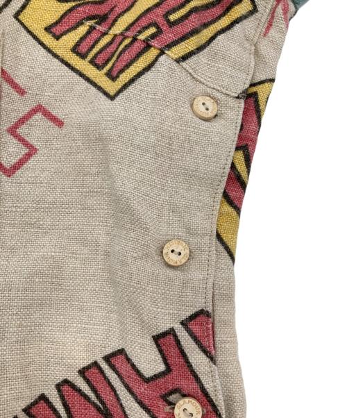 Hysteric Glamour（ヒステリックグラマー）Hysteric Glamour (ヒステリックグラマー) パナマ総柄リネンワンピース ベージュ サイズ:Freeの古着・服飾アイテム